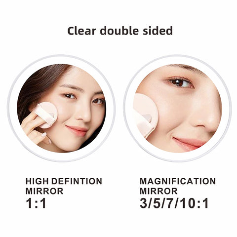 CrystalMagnify™ Smart LED Makeup Mirror