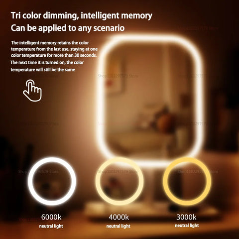 GlowMirror™ Smart LED Makeup Mirror