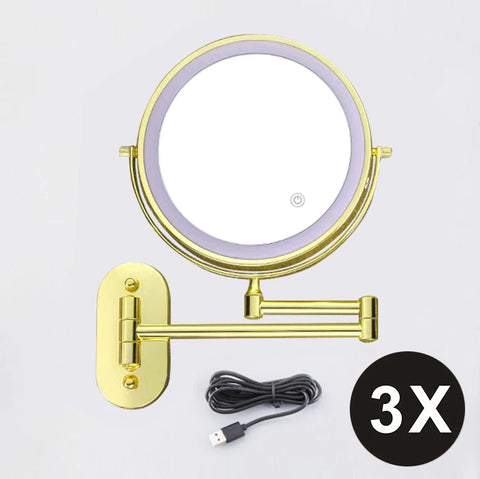 CrystalMagnify™ Smart LED Makeup Mirror