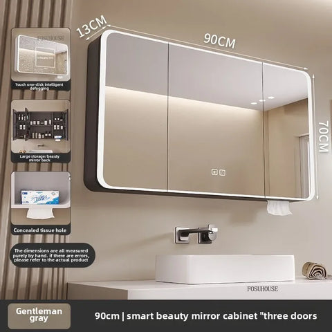 ArcLux™ Smart LED Bathroom Mirror Cabinet