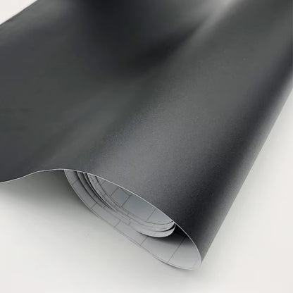 Flexible Black Matte Vinyl Car Wraps Auto Satin Matt Black Foil Car Wrap Film Vehicle Sticker 152Cm*10/20/30/40/50Cm